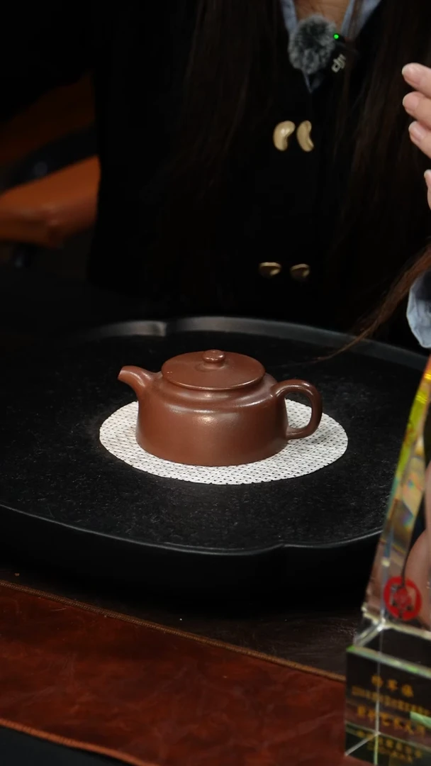 茶壶紫砂大口汉瓦10 底槽清 160毫升 TX