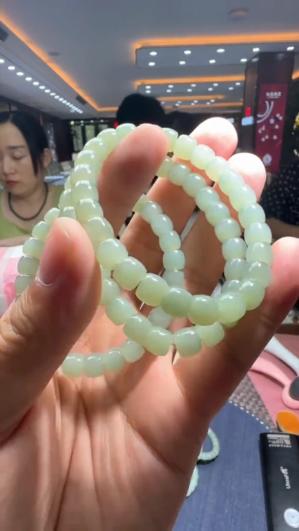 手串未镶嵌和田玉【钰707】19 0085 多样性发其一