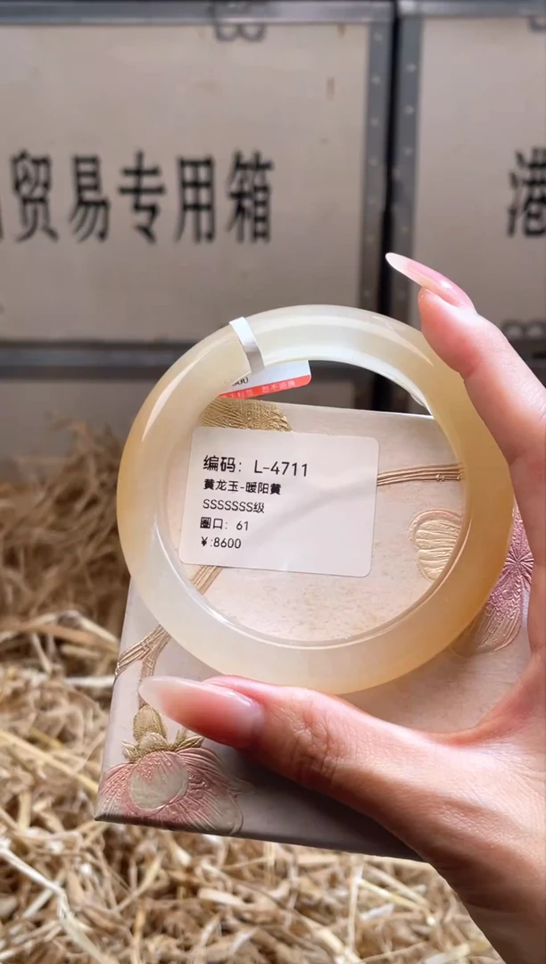 未镶嵌手镯石英质玉L4711