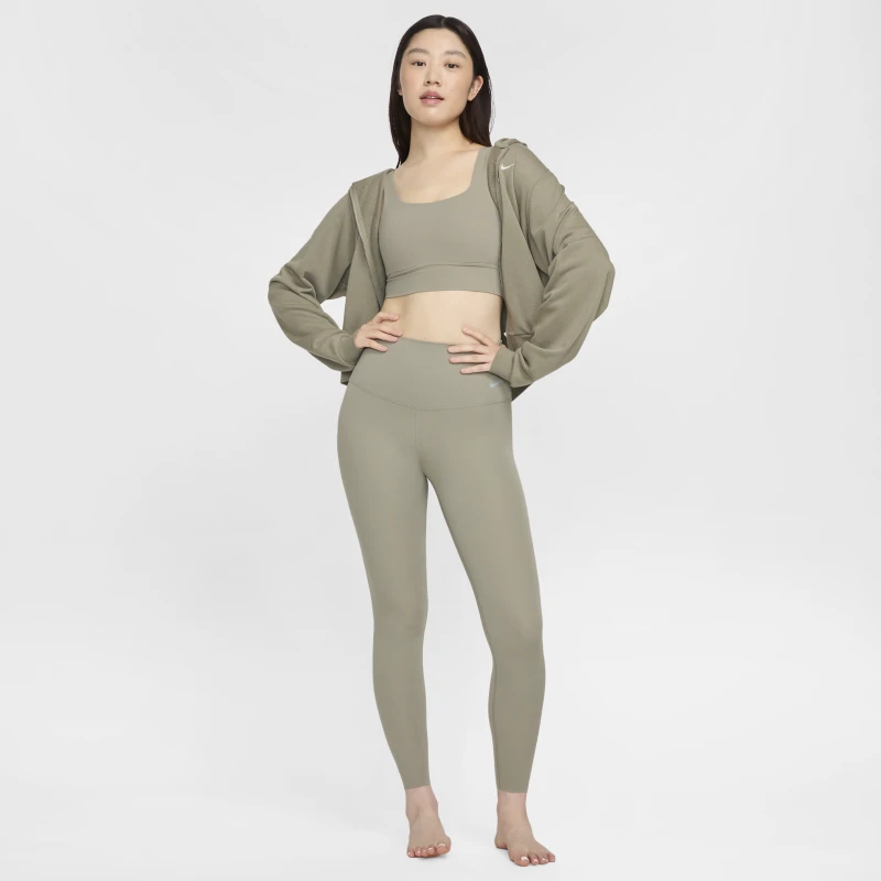 Nike耐克官方Zenvy女子低强度包覆速干高腰九分紧身裤夏季DQ6016