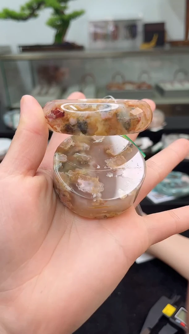 未镶嵌手镯石英质玉54圈口（赠品镯心）36751696