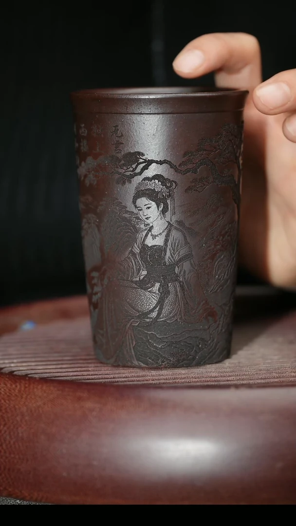 茶杯紫砂紫砂主人杯福利放漏