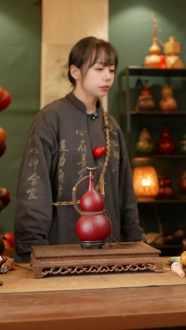 184号精品天然大漆酒葫芦一物一拍~