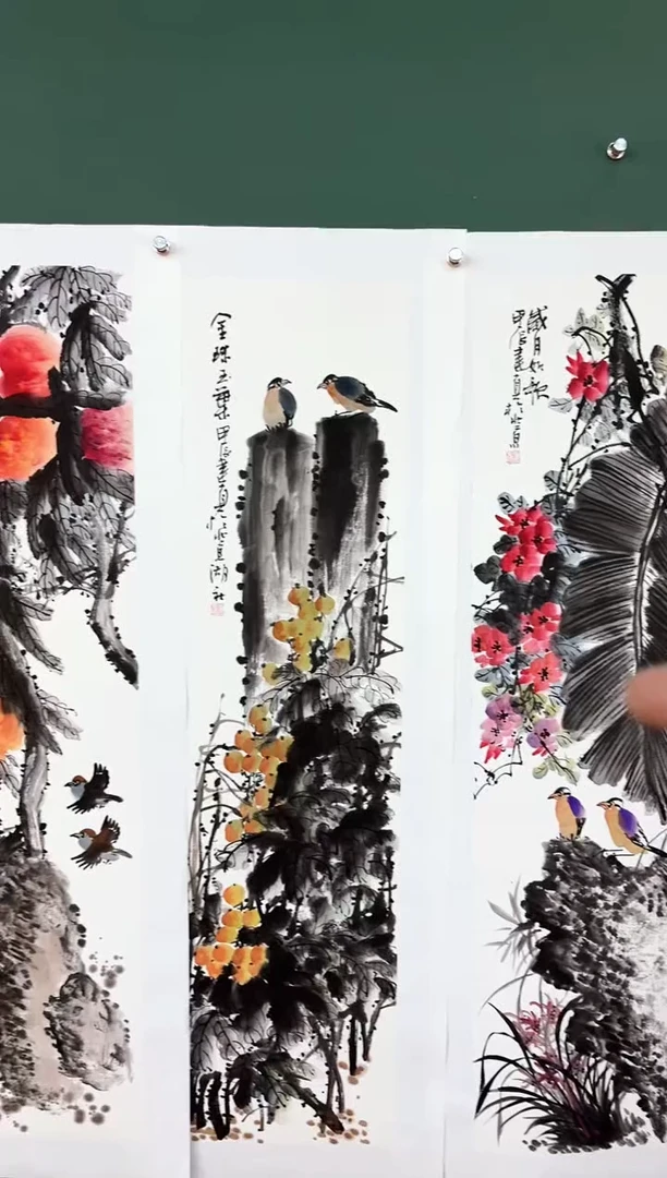国画周建真老师绘画作品7-23