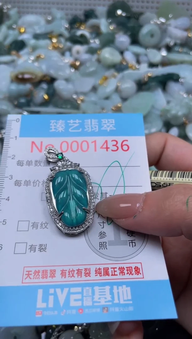 颈饰未镶嵌翡翠1436