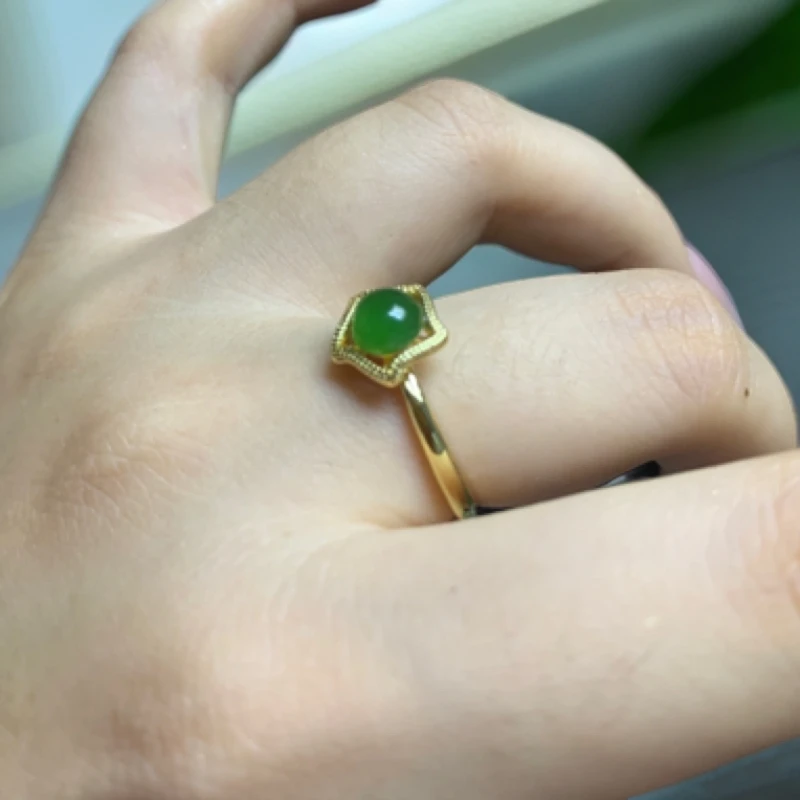 和田碧玉戒指时尚百搭多样性随机发一