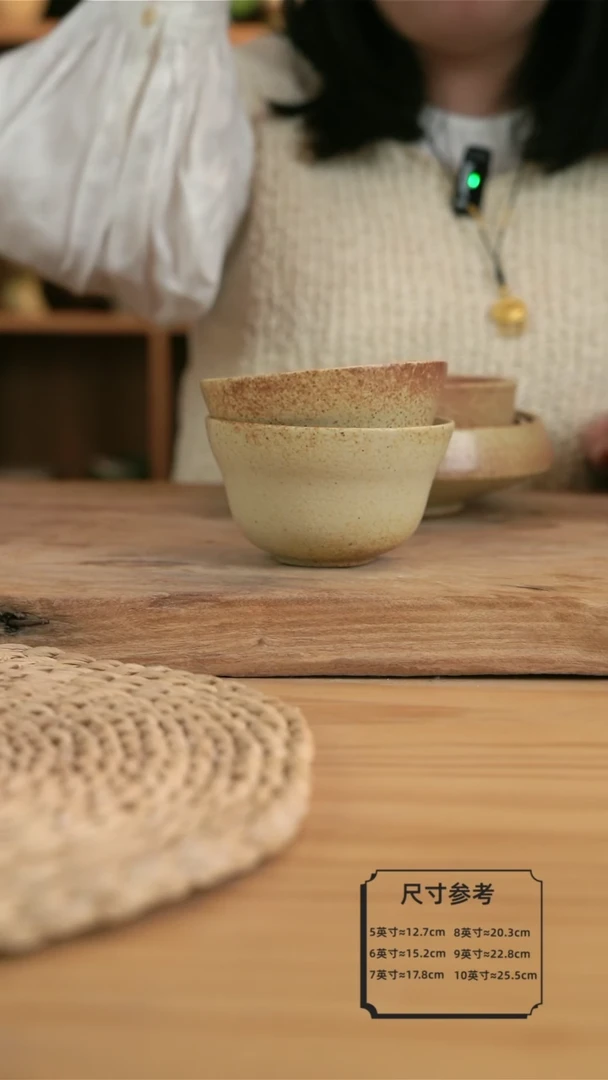 【闪购商品】K001沙漠落日黄的葫芦米饭碗2个