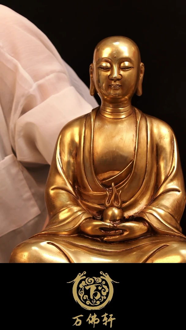 铜器摆件地藏30高高66666666