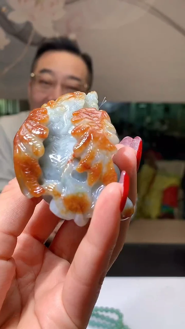 【闪购商品】定制翡翠未镶嵌1044hm-货摆件(赠珠链）30