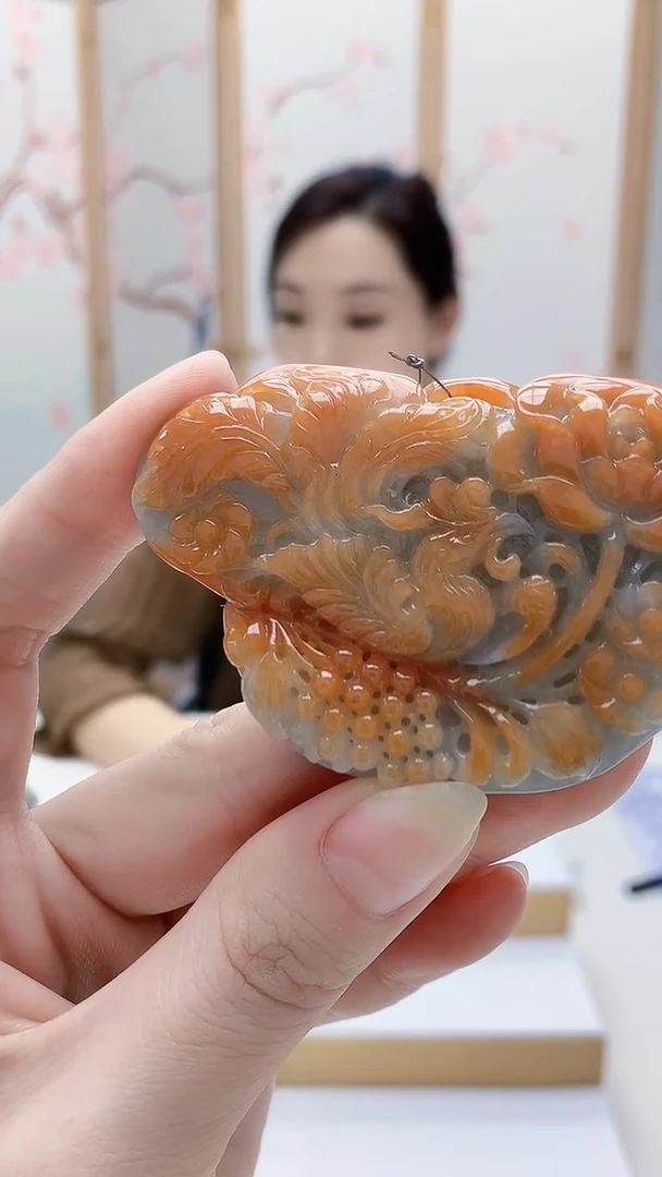 未镶嵌定制翡翠5160ry-毛货挂件93