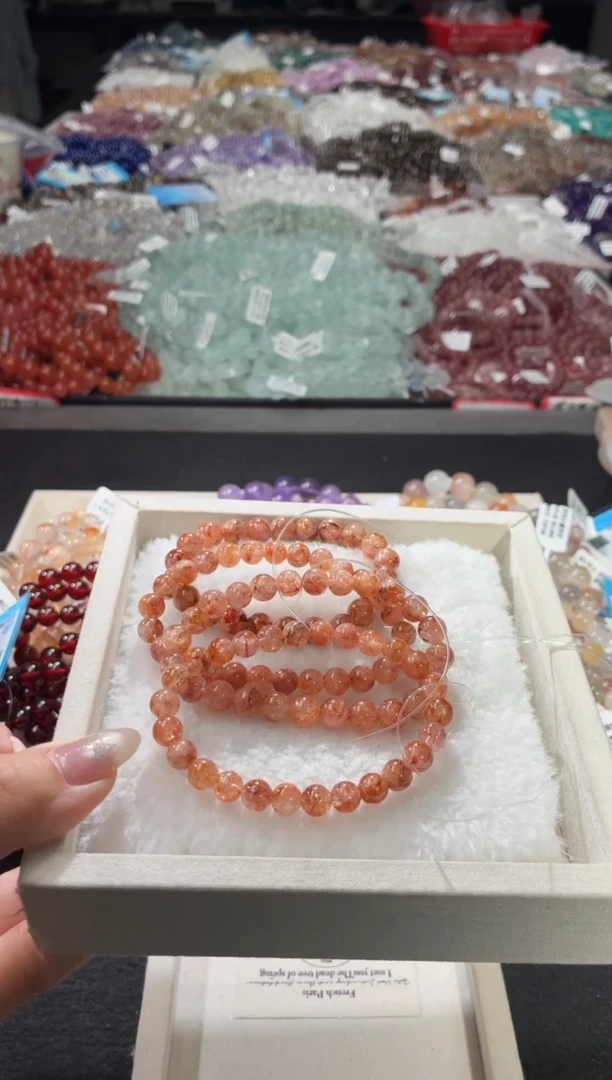 未镶嵌手链水晶122号 4条多样性发一U  7+