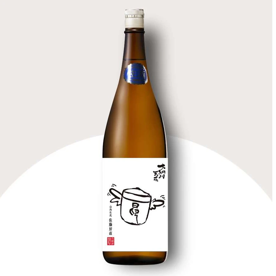 【双节特惠】1.8L大纳川天花昂純米吟酿无滤过生原微浊气泡清酒