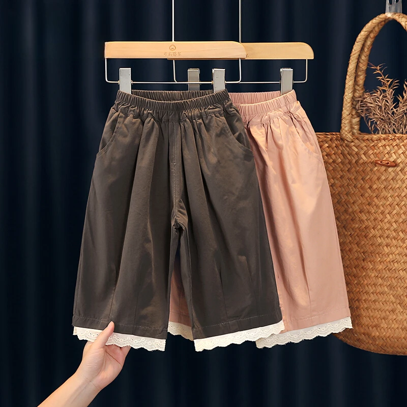 女童裤子秋装2025新款森系女宝宝洋气好看休闲裤儿童直筒长裤