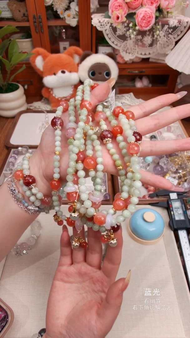 未镶嵌岫玉手链062多样性发货 发其一