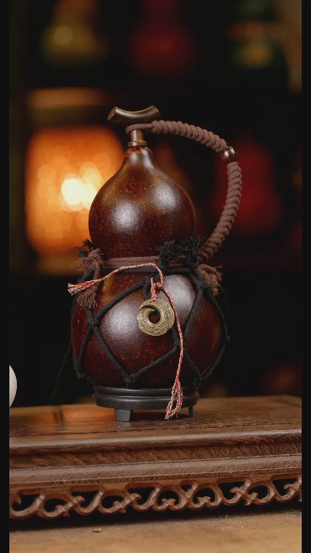 171号精品天然大漆酒葫芦一物一拍~