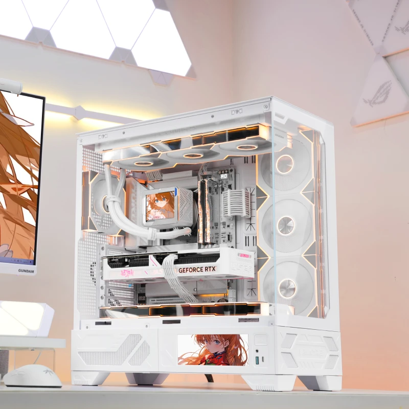 英特尔Ultra5 Ultra7 RTX5060/5060TI水冷游戏电脑台式组装主机