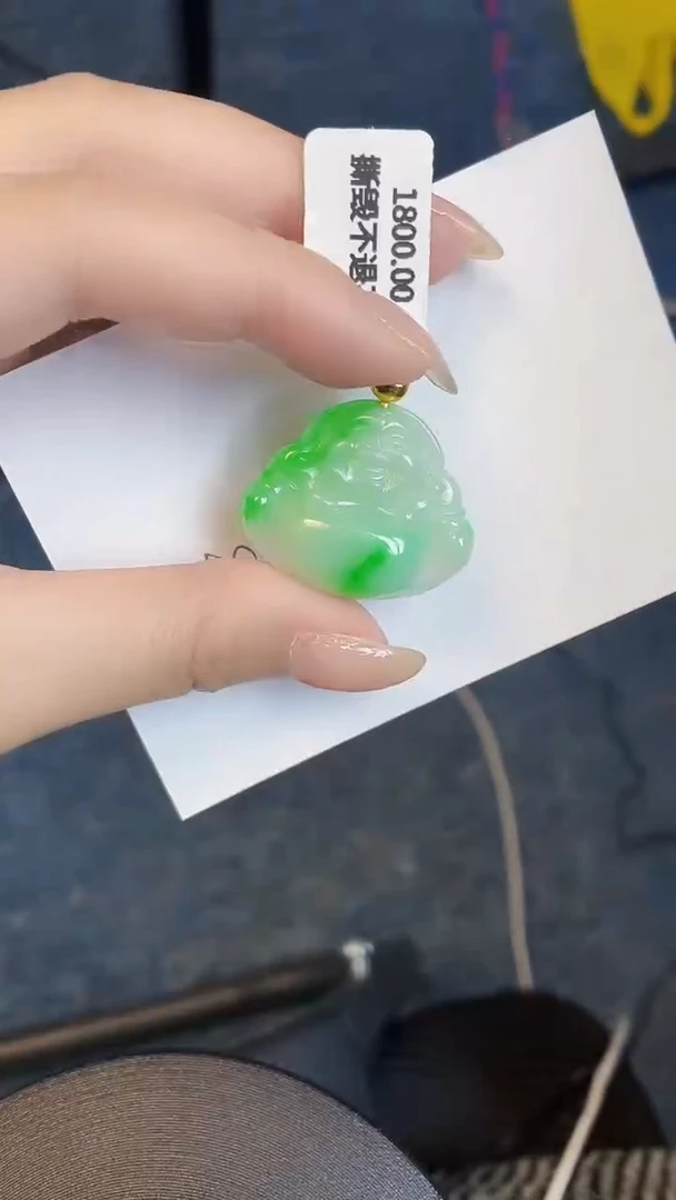 【闪购商品】翡翠颈饰18K金镶嵌00000000