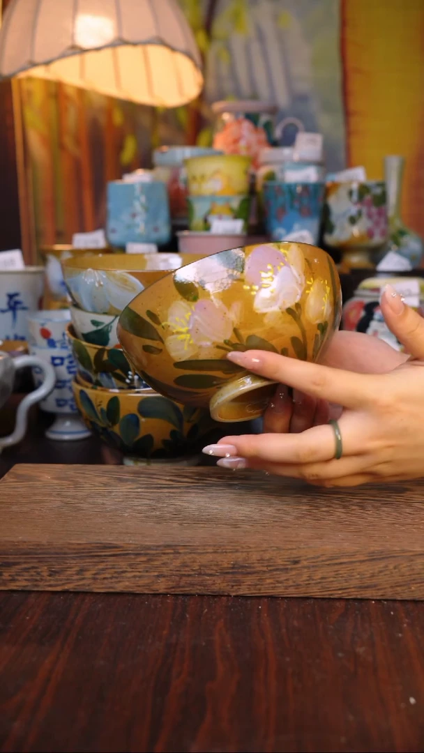 摆件泥垚手作 景德镇手工手绘器物