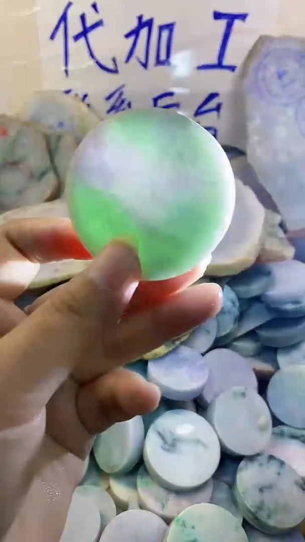 裸石翡翠纯天然A货翡翠50