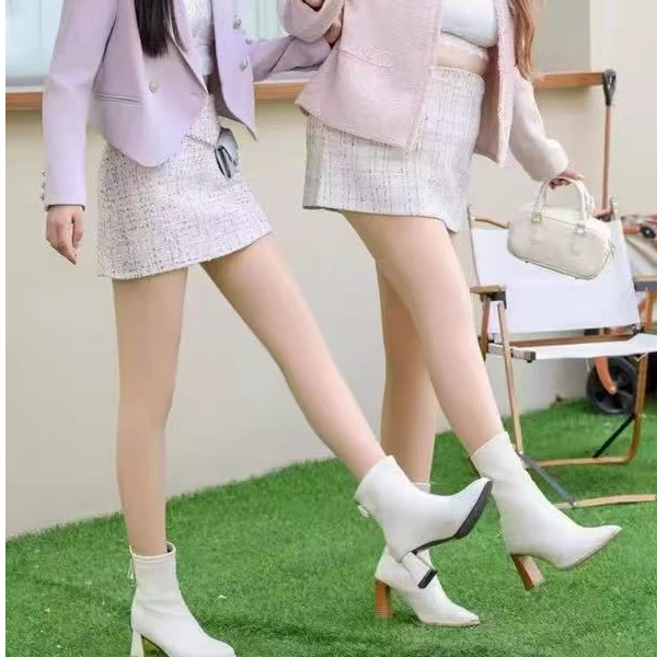 加厚冬季加绒光腿神器复合高弹美腿塑形