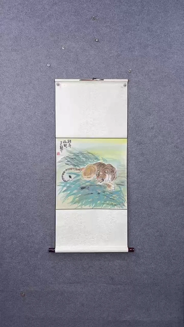 国画113*48吴铁成作品