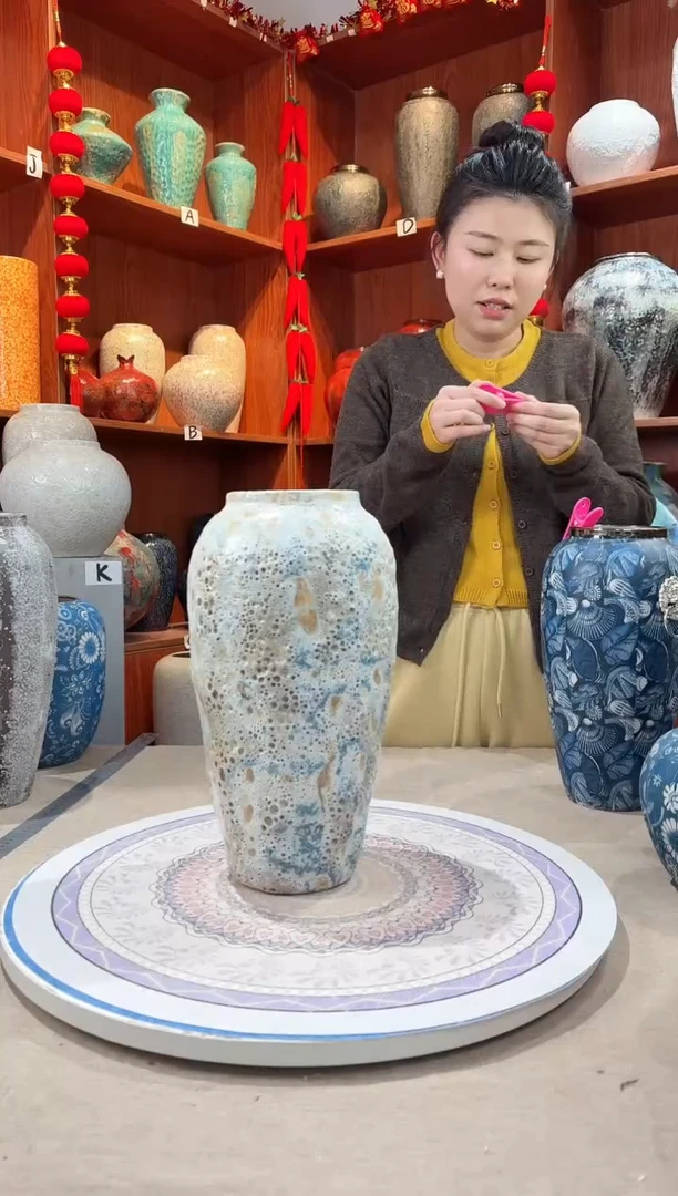 【闪购商品】瓶陶瓷花瓶 无花 a309