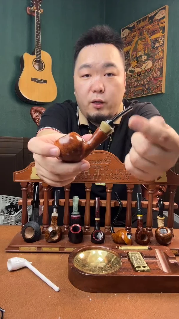 石楠木木雕款意大利进口石楠木烟斗
