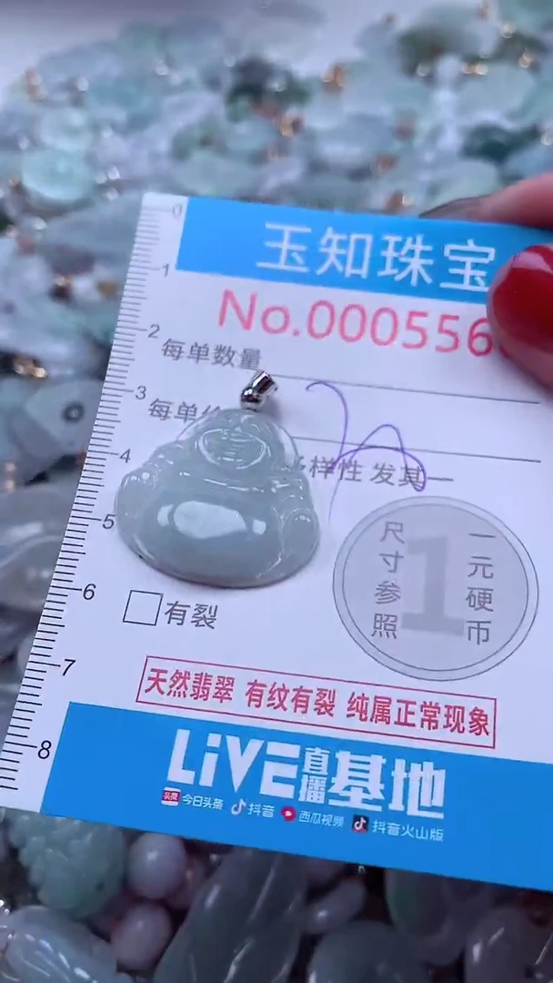 吊坠(不含链)未镶嵌翡翠5566