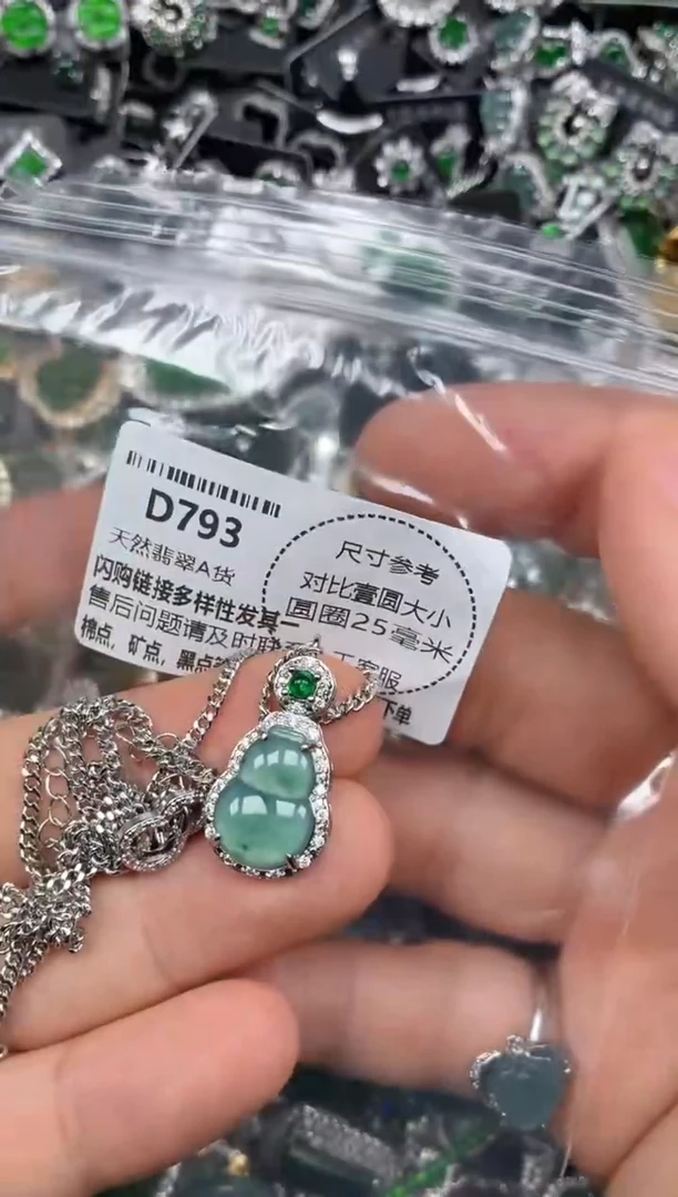颈饰未镶嵌翡翠D793项链