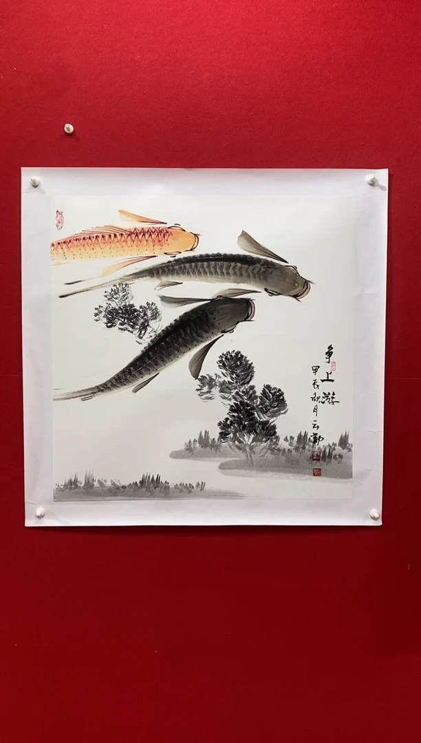国画国画NYQ杰牛云勤老师作品
