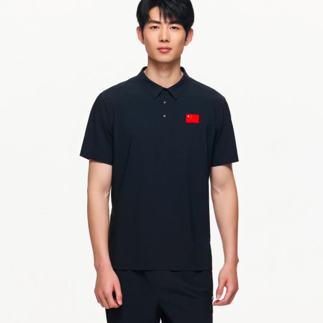 安踏【GUANJUN】全天候系列冰肤II男士短袖POLO衫T恤152430121 2.15