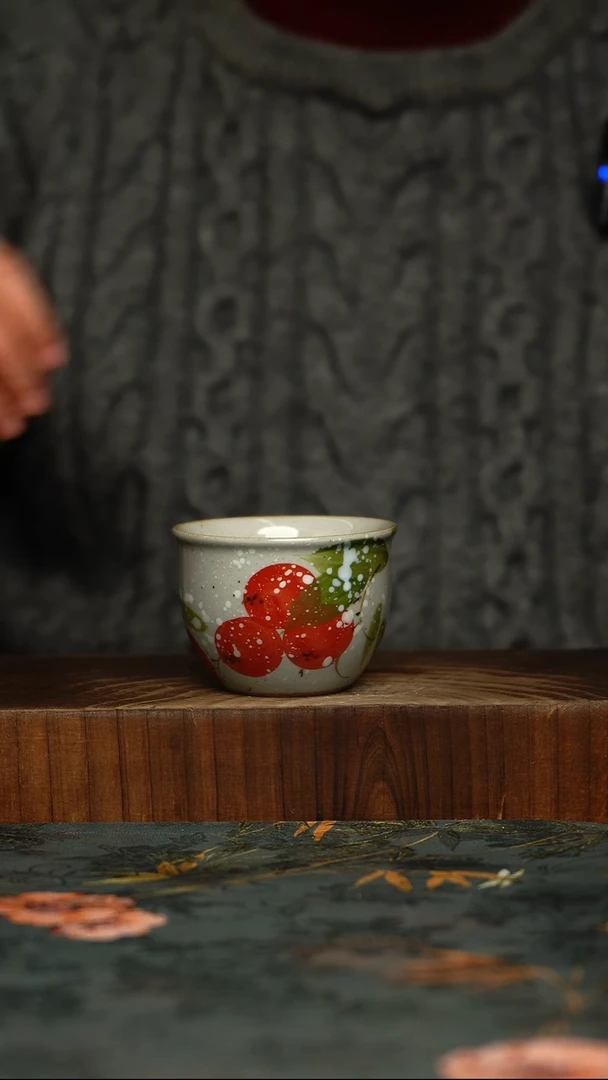 瓷片釉下彩手工手绘同款陶器