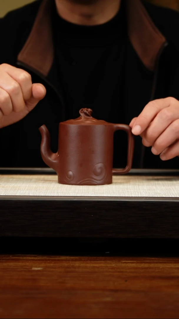 茶壶紫砂云根百川归海