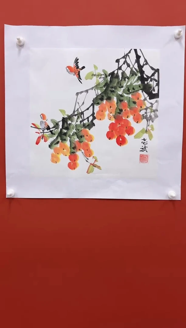 国画解志斌国画纯手绘