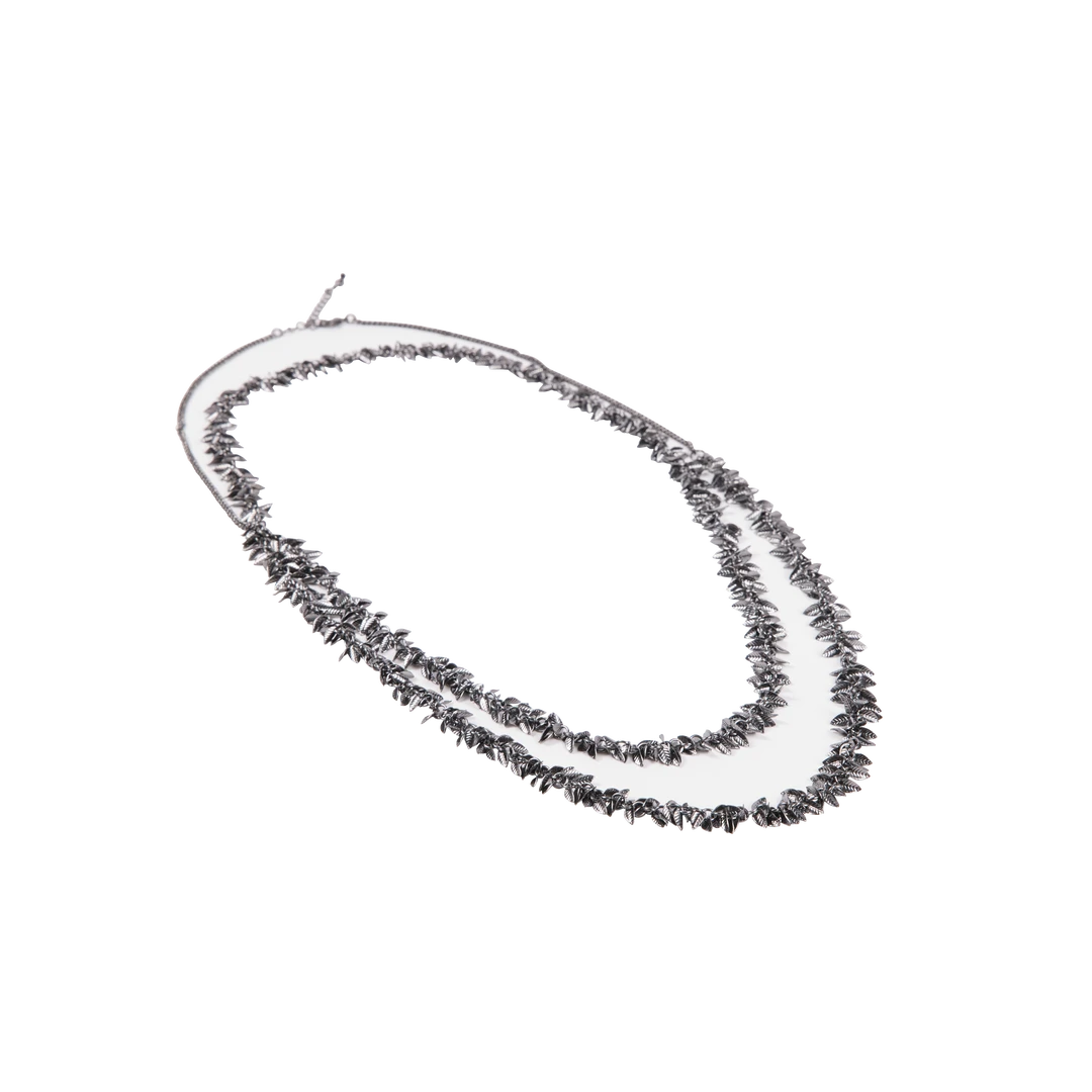 铜合金亚克力项链 铜合金亚克力项链银锁项链王璇原创设计