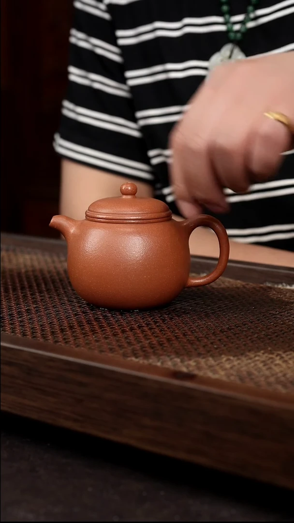 茶壶紫砂五彩泥匏尊