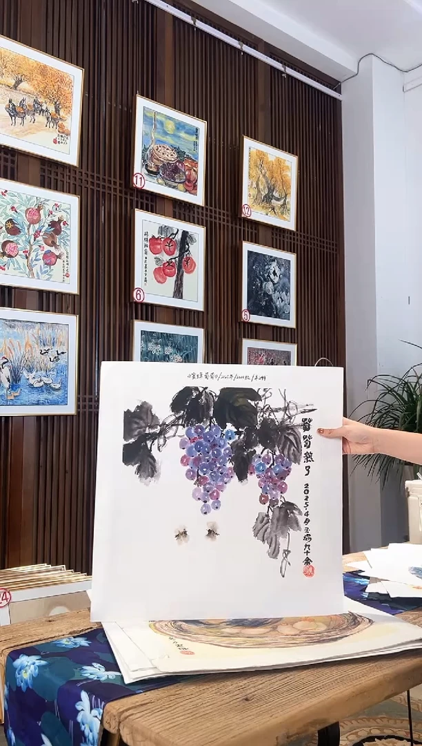 版画耿玉琨名章限量版画S