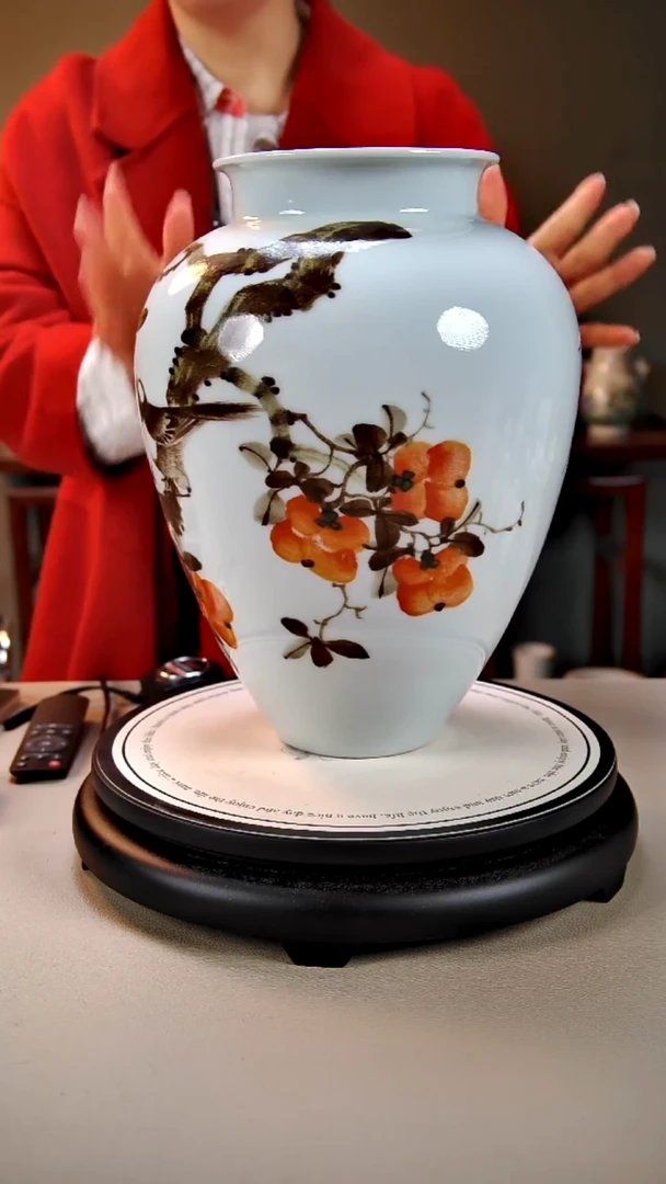 摆件陶景德镇手绘陶瓷17