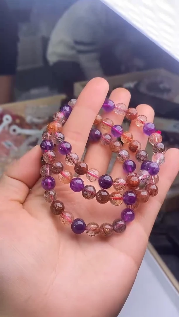 【闪购商品】水晶手串7/120未镶嵌多样性发一件