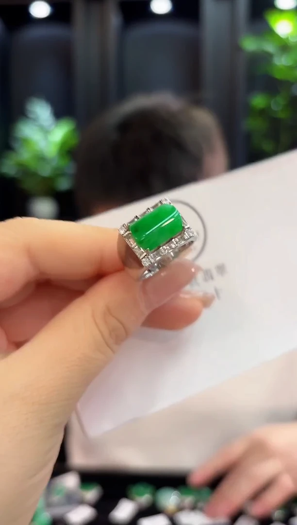 未镶嵌戒指翡翠 缅甸A货/支持复检/一件