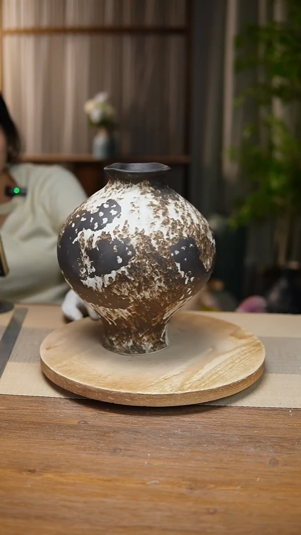 【闪购商品】陶瓷 花器诧寂黑灯笼