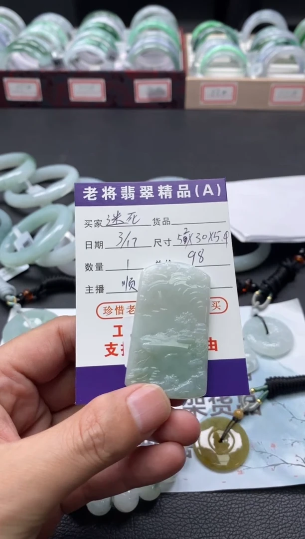 【闪购商品】翡翠未镶嵌吊坠(不含链)/20251712