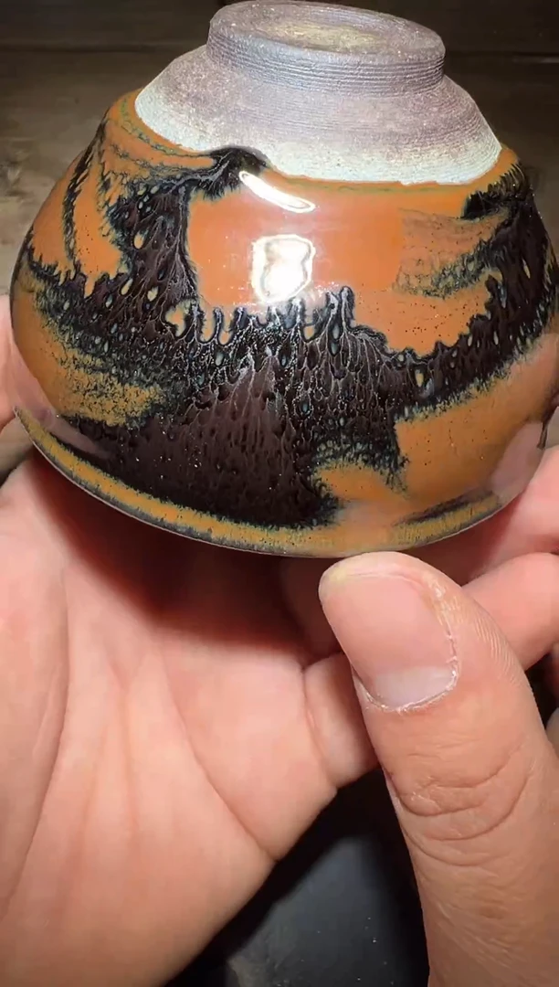 【闪购商品】茶盏老表精选柴烧257