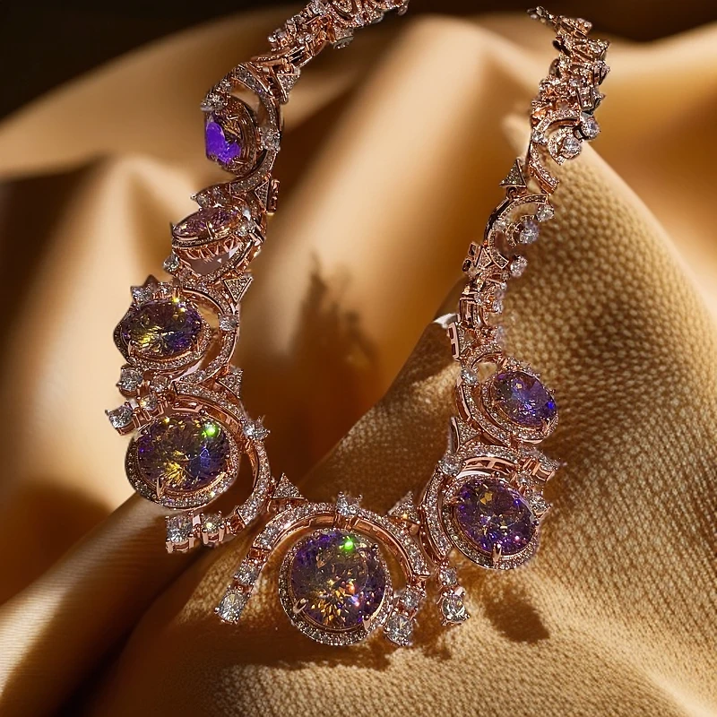 【高级定制】收藏级轻奢时尚设计项链Xg780180多样性发货