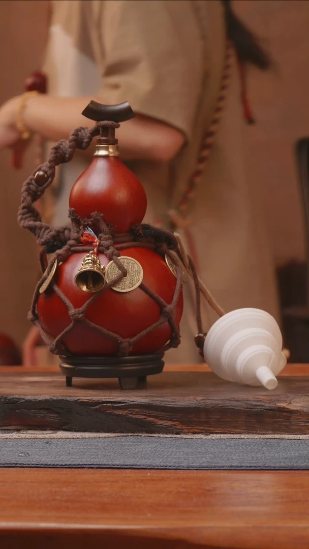 1683号精品大漆葫芦防腐防渗装水茶酒