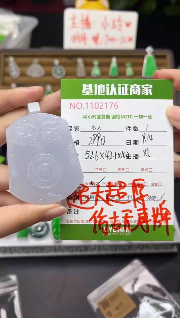 吊坠(不含链)未镶嵌翡翠多人