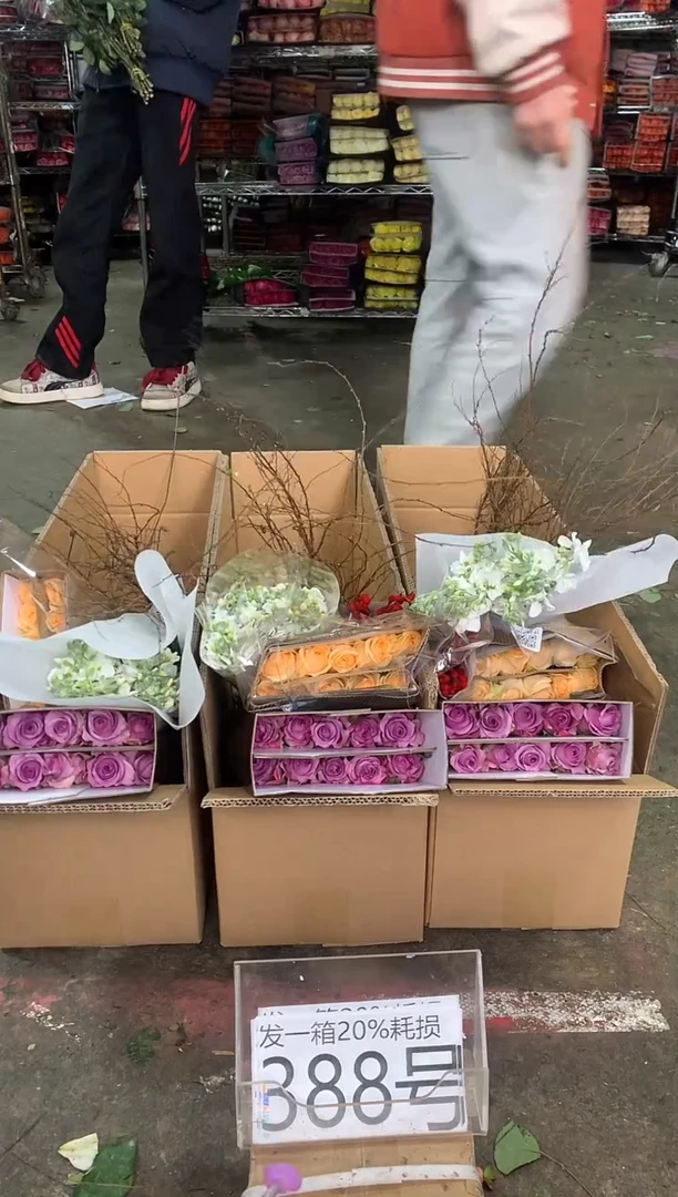 388号♥中通含20%耗损发一箱鲜花