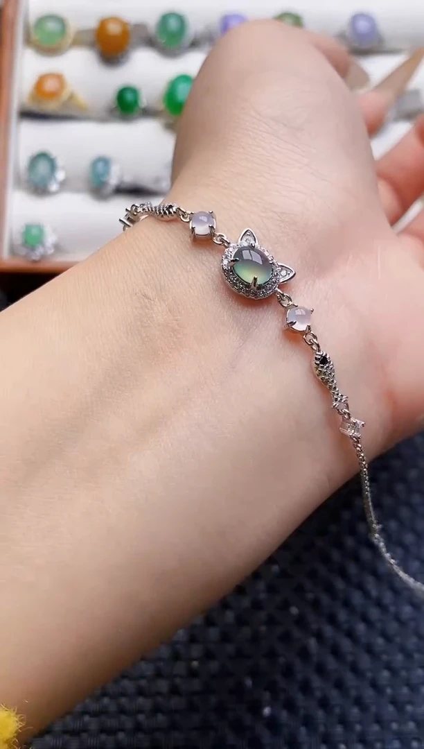 银S925镶嵌戒指翡翠1949