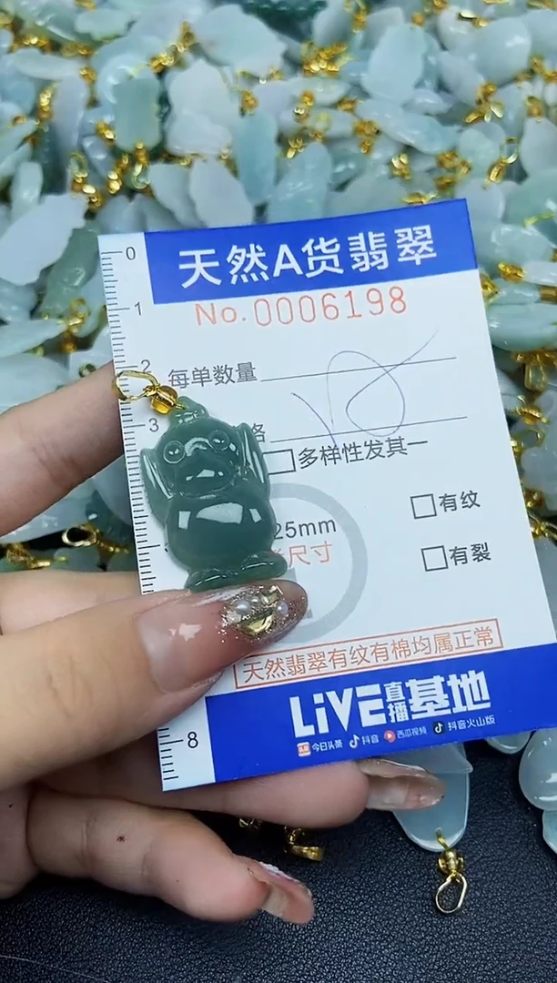 翡翠未镶嵌颈饰天然A货翡翠