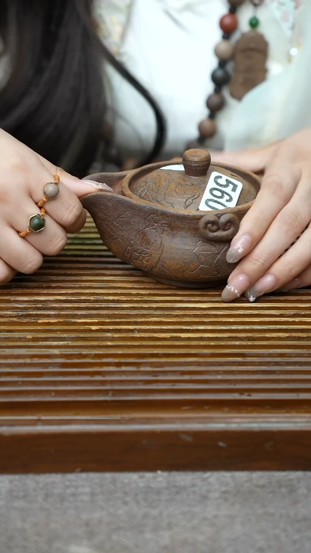 万古烧粗陶手工茶具